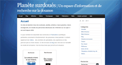 Desktop Screenshot of planetesurdoues.fr